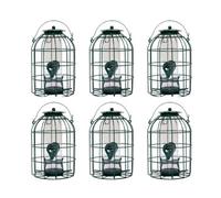 Pack of 6 Wild Bird Seed Feeder Cage with Squirrel Guard