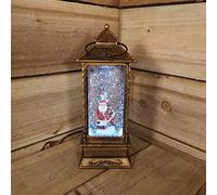 Samuel ALEXANDER Premier 27cm Christmas Light Up Santa Water Spinner Decoration