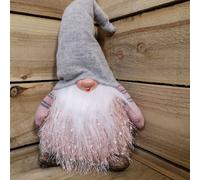 Samuel Alexander Premier 30cm Christmas Male Gonk with LED Light - Grey Hat Samuel Alexander Grey