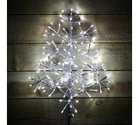 Samuel Alexander Premier 60cm White LED Twinkling Christmas Starburst Tree