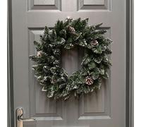 Samuel Alexander Premier Rocky Mountain Snow Tipped Christmas Wreath 50cm