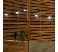Samuel Alexander Set Of 10 Indoor Outdoor Connectable Party Festoon Lights With Cool White Leds