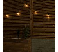 Samuel Alexander Set Of 20 Indoor Outdoor Connectable Vintage Festoon Lights With Warm White Leds