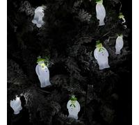 Samuel Alexander The Snowman And The Snowdog Battery Operated 10 Snowmen LED Indoor String Light Ice White LEDs