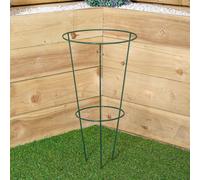 Samuel Alexander Tom Chambers Urban Green Conical Garden Plant Support Ring 30cm - Medium in Dark Green Samuel Alexander Dark Green