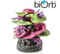 biOrb Coral Rock Ornament green-purple
