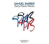 Samuel Barber Early Piano Works Pf Book