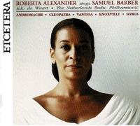 Samuel Barber Roberta Alexander sings Samuel Barber (CD) (US IMPORT)