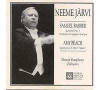 Samuel Barber Symphony #1; Amy Beach Symphony in E Minor "Gaelic"