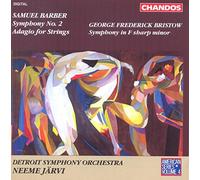 Samuel Barber: Symphony No. 2; Adagio for Strings; George Frederick Bristow: Symphony in F sharp minor (1993-07-01)