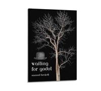 Samuel Beckett Literary PrintClassic Aesthetic Poster Decorative Painting Canvas Wall Art Living Room Poster Bedroom PaintingFrame-style 16x24inch(40x60cm)