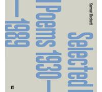 Samuel Beckett Selected Poems 1930-1988 Paperback Book in White Ted Hughes White