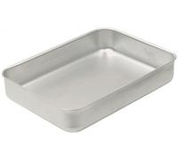 Samuel Groves 12" Professional Aluminium Deep Roasting Tray- Made in England - 32 x 22 x 5cm - Aluminium Bakeware, Non-Toxic Natural Uncoated Roasting Tin - Bakewell Pan (Deep Roasting Tray, 12")