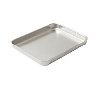 Samuel Groves 20" Professional Aluminium Shallow Roaster - Made in England - 52 x 42 x 4cm - Non-Toxic, Natural Uncoated Aluminium Roasting Tin - Bakewell Pan (Shallow Roasting Tray, 20")
