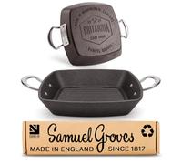Samuel Groves Britannia Cast Iron 26cm Double Handle Square Grill