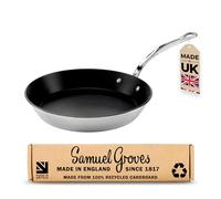 Samuel Groves - 29cm Stainless Steel Tri-Ply Non-Stick Frying Pan - PFOA Free, Scratch-Resistant ILAG Durit Professional S Coating, Induction Compatible, UK Made