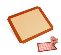 Samuel Groves 300cm x 210mm Silicone Baking Mat Sheets for Bun Pans - Heat-Resistant, Non-Stick, Reusable with Fiberglass Mesh - Ideal for Even Baking and Easy Cleanup