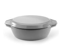 Samuel Groves 4.6L Enamelled Cast Iron Oval Casserole Dish with Lid (32.5cm) - British Heritage Dutch Oven for Sourdough Bread, Roasts & Braising - Induction Compatible, Oven Safe 230°C