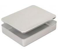 Samuel Groves Aluminium Baking Pan with Lid 409x267x83mm | Made in England | Bakeware, Baking Tray & Lid, Professional Bakeware, Commercial-Grade Tray with Cover for Bread, Pastries, Roasting