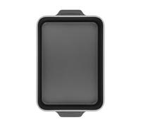 Samuel Groves Cast Iron Griddle & Grill Pan - Pre-Seasoned Dual-Surface Roasting Tray 32×26 cm, Induction & Oven Safe Cookware for BBQs, Steaks & Everyday Cooking