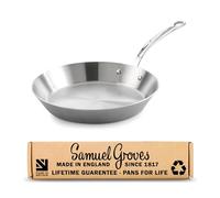 Samuel Groves Stainless Steel Brushed Triply Frypan - 20cm