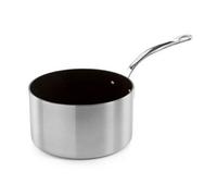 Samuel Groves Classic Non-Stick Stainless Steel Triply 20Cm Saucepan With Lid