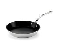 Samuel Groves - 25.5cm Stainless Steel Tri-Ply Non-Stick Frying Pan - PFOA Free, Scratch-Resistant ILAG Durit Professional S Coating, Induction Compatible, UK Made