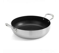 Samuel Groves Classic Non-Stick Stainless Steel Triply 28Cm Chefs Pan With Side Handles