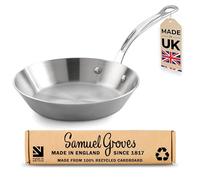 Samuel Groves Stainless Steel Brushed Triply Frypan - 20cm