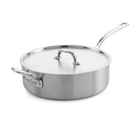 Samuel Groves Classic Stainless Steel Triply 26cm Saute Pan with Lid