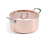 Samuel Groves Copper Induction 20Cm Casserole Pan With Lid