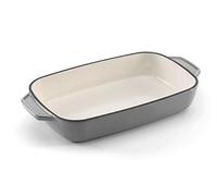 Samuel Groves - Enamel Cast Iron Rectangular Roaster 25.5cm by Chabrias LTD
