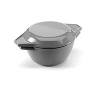 Samuel Groves Enamel Cast Iron Round Casserole Dish with Lid - 16.5cm / 1.3L | Small Dutch Oven | Oven & Hob Safe, Durable Enamel Coating, Heat Retaining Cookware