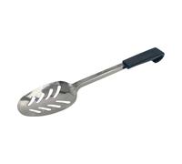 Samuel Groves Le Buffet Range Kitchen Utensils: Serving Tongs, Serving Slice, Soup Ladle, Sauce Ladle, Kitchen Tongs, Kitchenware (Black Slotted Serving Spoon)