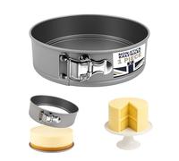 Samuel Groves Non-Stick Spring Form Cake Tin, Round Cake pan with Loose Base for Easy Release, Fridge and Freezer Safe UK Made (9")