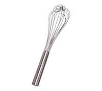 Samuel Groves Professional French Piano Stainless Steel Wire Whisk (8 Wire French Whisk, 12")