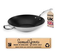 Samuel Groves STP7173RH/NS Classic 32cm Non-Stick Stainless Steel Triply Wok