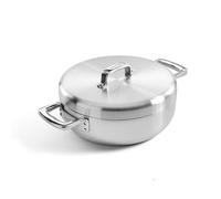 Samuel Groves Urban 26cm Stainless Steel Triply Chefs Pan with Domed Lid