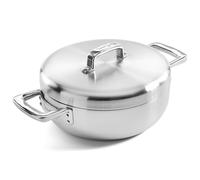 Samuel Groves - Urban Serving Pan With Lid Non-stick, Ø24 cm - Stainless Steel