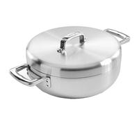 Samuel Groves - Urban Serving Pan With Lid Non-stick, Ø26 cm - Stainless Steel