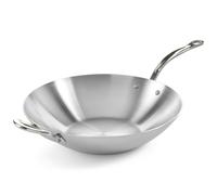 Samuel Groves - Wok Pan Stainless Steel, Ø32 cm - Stainless Steel