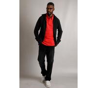 Weird Fish Samuel Knitted Full Zip Hooded Jumper Black Size 2XL