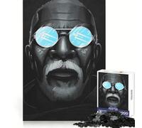 Samuel L. Jackson Portrait Jigsaw Puzzle 1000 Piece for Teenagers Logic Sense Toy Calm Pastime Smooth Edge Premium Gift (38x26cm)