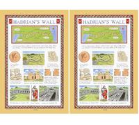 Samuel Lamont Hadrians Wall Cotton Tea Towel, 100% Cotton Kitchen Towel, Lint-free Multi Purpose Dish Cloth, Long-lasting Drying Dishes Towel,Machine Washable, One Size (Pack of 2)