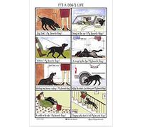 Samuel Lamont It's a Dogs Life Cotton Tea Towel