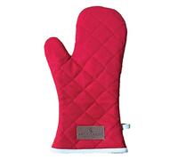 Samuel Lamont Oven Gauntlet Glove - Premium Heat-Resistant Canvas Oven Gloves for Baking and Cooking | Red | One Size