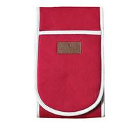Samuel Lamont Oven Gloves - Premium Heat-Resistant Canvas Oven Gloves for Baking and Cooking | Red | One Size