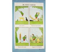Samuel Lamont The Perfect Marriage Cotton Tea Towel, Blue, One Size
