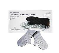 Samuel Lamont Thermal Oven Mitt Pair Medium, Black