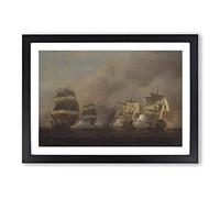 Samuel Scott Cape of Good Hope Framed Print | A2 Black Framed Wall Art | Ready to Hang | Modern Nature Picture | Living Room Bedroom Lounge Office
